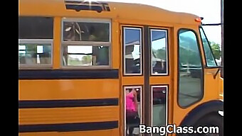 Old Man Bus Driver And Young College Girl Engage In Sexual Act