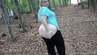 A Voluptuous Teen Enjoys Oral And Vaginal Sex With Her Boyfriend In A Woodland Setting