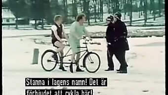 Dánský trojka ve vintage filmu z roku 1970