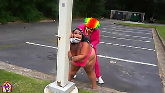 Jaidyn Venus, A Voluptuous Vixen, Craved To Engage In Free Sexual Acts With A Clown And Stumbled Upon Gibby The Jester