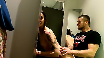 A Polish Couple Engages In Homemade Sex In A Store Fitting Room