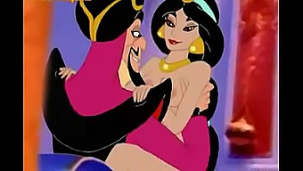 Aladdin và Sultan trong một video hoạt hình nóng bỏng