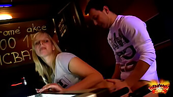 European Teen Agata Indulges In Public Anal Play In Video Game Room