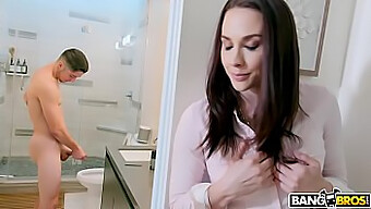 Chanel Preston Discovers Son Masturbating In The Restroom