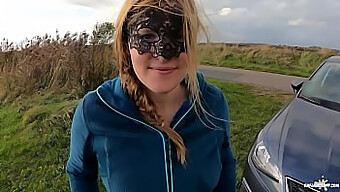 A Teen Girl Gives A Blowjob And Receives A Facial In The Outdoor Next To A Car - Enfj And Infp