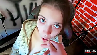 Pov Video Of Young And Beautiful Girl Giving A Blowjob