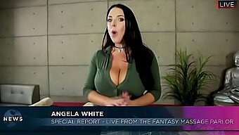 Lesbian Massage Turns Into Steamy Session With Lena Paul And Angela White