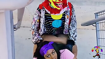 Gibby The Clown Fucks A Curvy Woman With Big Ass On A Busy Highway During Rush Hour