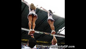 Young And Sexy Cheerleaders In Action!