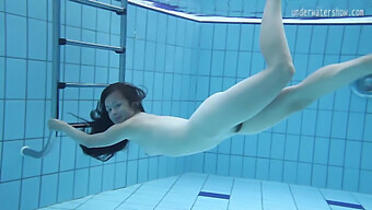 Virgin Pool Girl Umora Bajankina Swims Naked And Gets Intimate