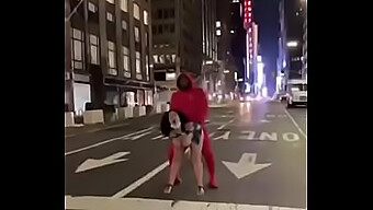 Queen Rogue and King Nasir engage in oral sex in New York City