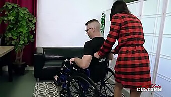 A Busty Milf Seduces Her Disabled Boyfriend For A Rough Ride