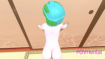 Teenage Earth-Chan สนุกกับการเล่นจากด้านหลังจากมิชชันนารี