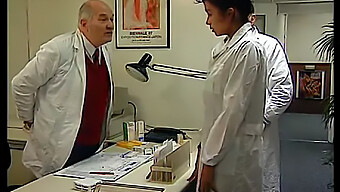 Vintage Doctor With Big Natural Tits Gets Anal Fucked