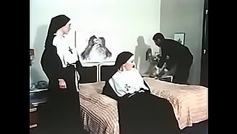 A Group Of Horny Nuns Engage In An Orgy With Multiple Men