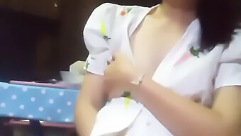 Voyeuristic Video Of Thai Teen'S Self-Pleasure Session