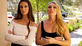 Cassidy Klein e AJ Applegate fanno un pompino disordinato per impressionare il loro capo