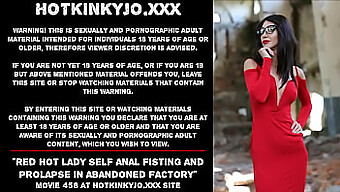 A Passionate Woman Engages In Self-Fisting And Anal Prolapse In A Deserted Factory, Tagged With 'Hkj' And 'Public Anal'