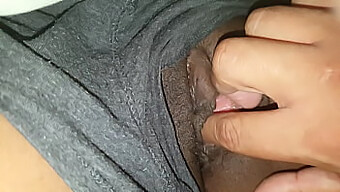 Amateur Black Girl'S Tight Pussy Gets Wet And Sweet