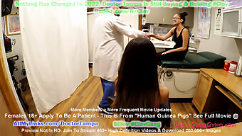 Doctor Tampa Conducts A Comparative Gynecological Examination Of Sisters Aria Nicole And Angel Santana In A Hospital Setting