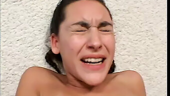 German Teen Gets Her Face Fucked And Has Intense Orgasms