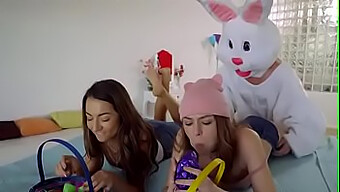 Lily Adams And Alex Blake'S Passionate Easter-Themed Encounter