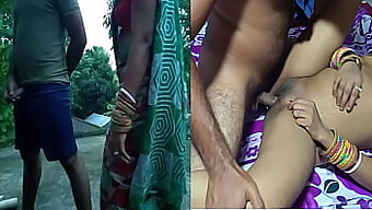 Desi Homemade Video Of Neighbor Bhabhi'S Rooftop Masturbation And Intimate Encounter